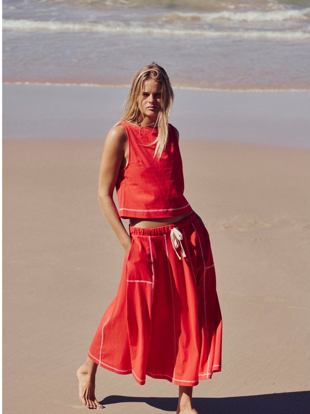 Free People Strada Skirt Set
